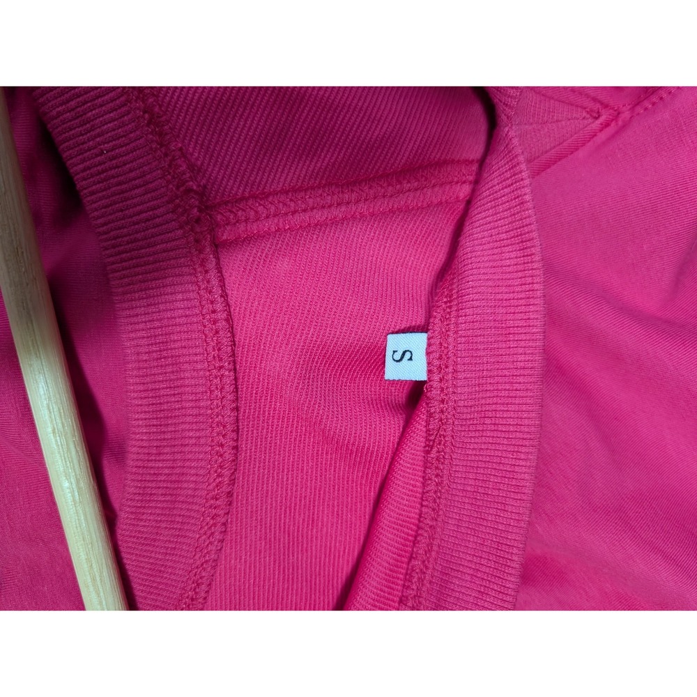 Hot Pink Short Sleeve T-Shirt romper Hot shot with Pockets Relaxed Fit Small - Picture 4 of 11